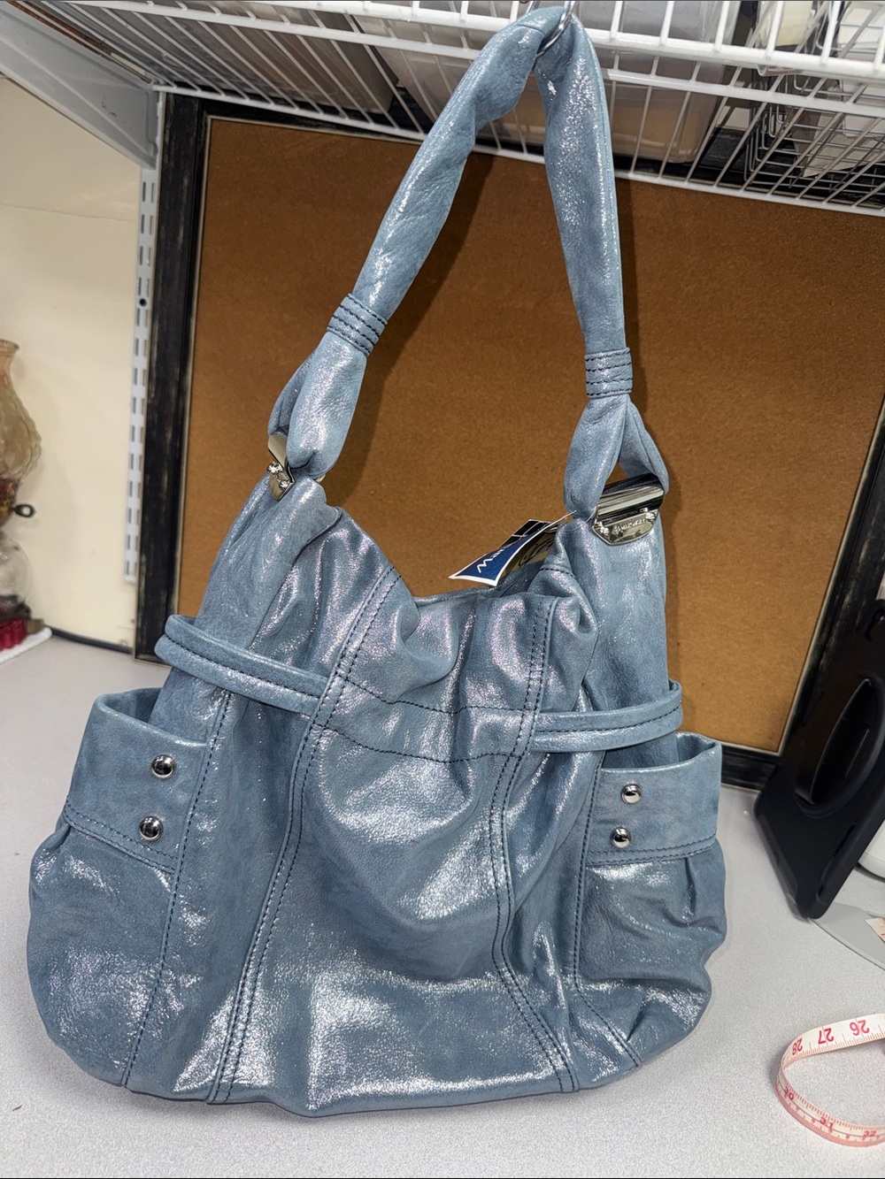 B Makowsky Large Hobo Bag